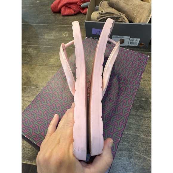 Tory Burch KIRA‎ Flip Flops Petunia Size 11 Store Display Pink main image 6